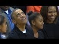 President Barack Obama Attends Oregon State vs Maryland Basketball Game | ACCDigitalNetwork
