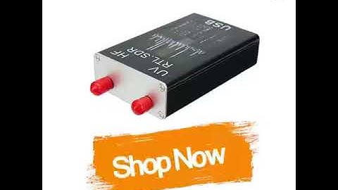 Full Band UV RTL - SDR USB Radio Tuner Receiver - BLACK