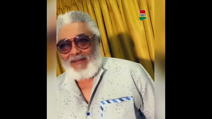 JJ Rawlings catches Nana Aba Anamoah trying to record him unknowingly on his birthday