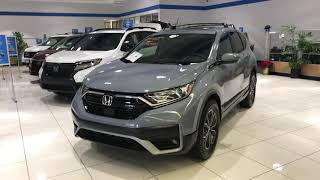 2021  Honda CRVEXL sonic gray pearl with black leather