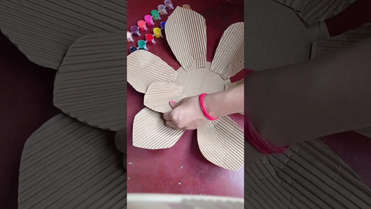 wall decor😍 from cardboard 