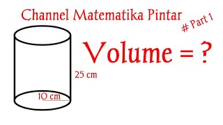 How to Calculate the Volume of a Cylinder #Part 1