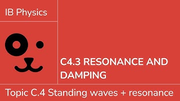C4.3 Resonance and damping [IB Physics SL/HL]