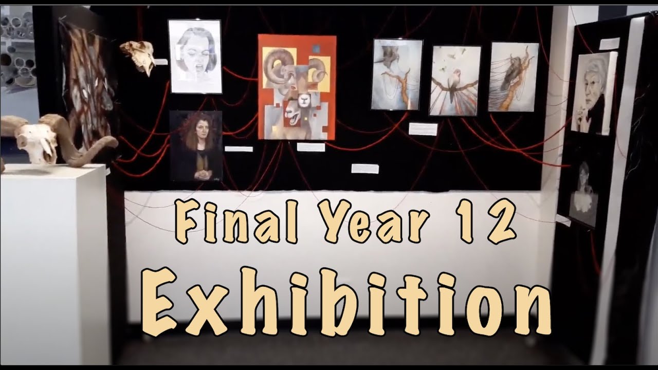 YEAR 12 ART EXHIBITION exploring mental illness 🎨