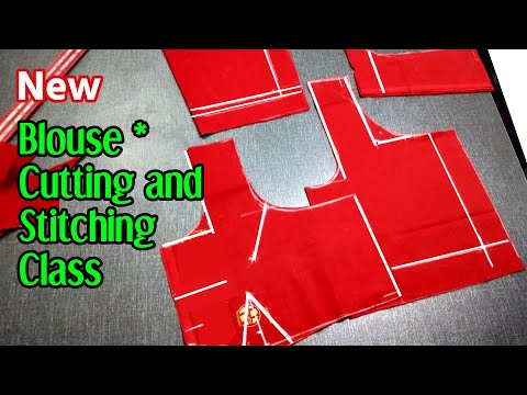 Perfect Blouse Cutting and Stitching Step by Step Class Clear Explanation | Tailoring Class