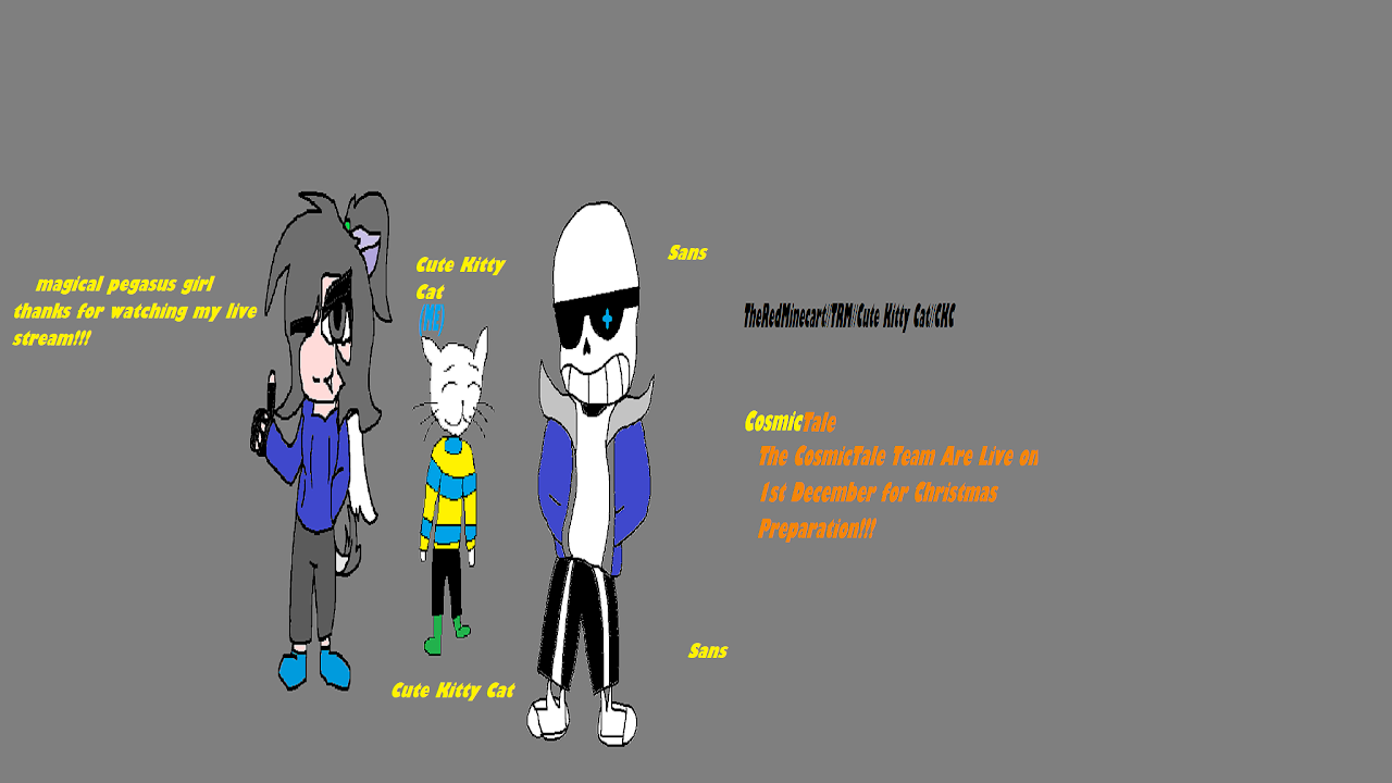 Animating CosmicTale AU Wait For Me! Season 1 Episode 1