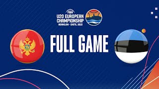 Montenegro v Estonia | Full Basketball Game