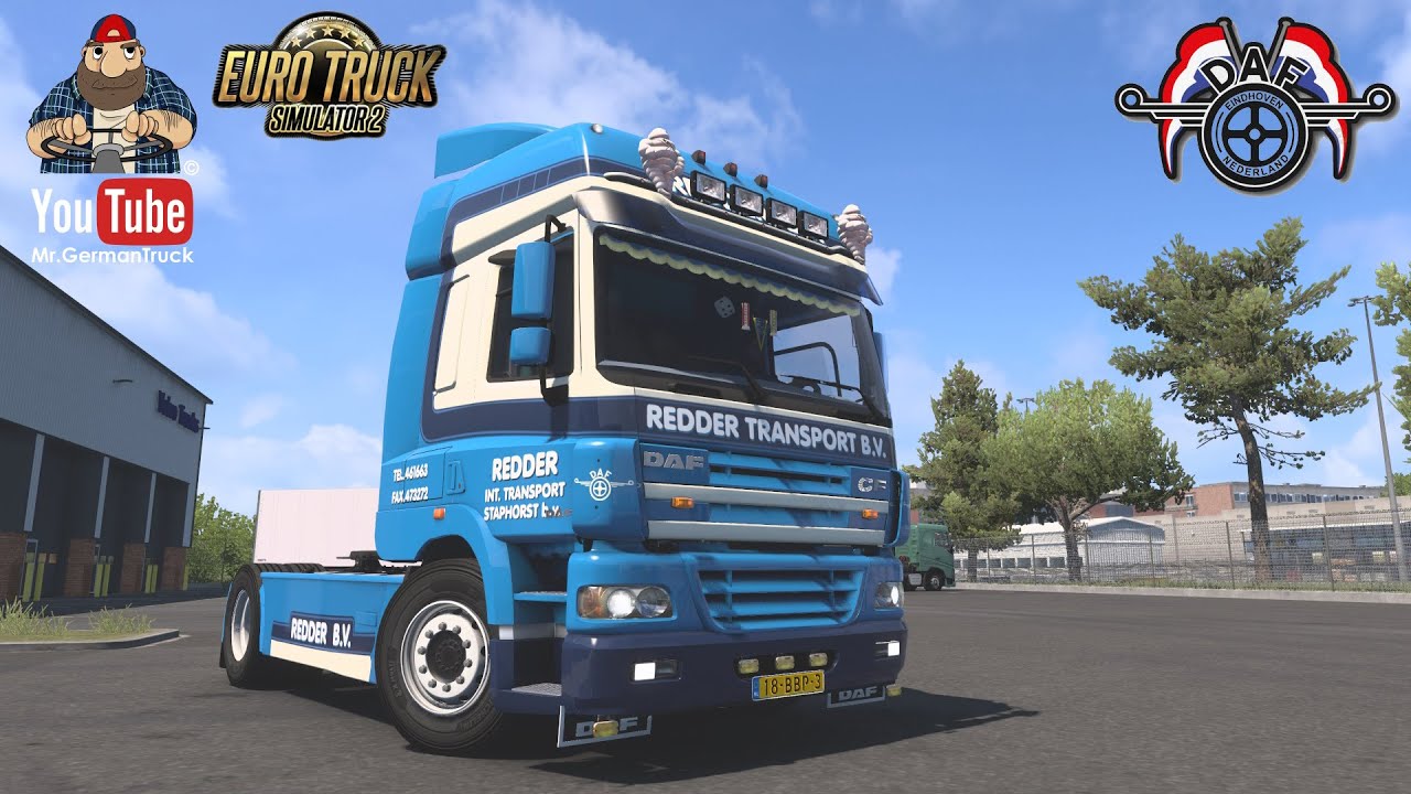 ETS2 v1.49] DAF CF 85 E3 + Tandem Trailer *Hot or Schrott* 