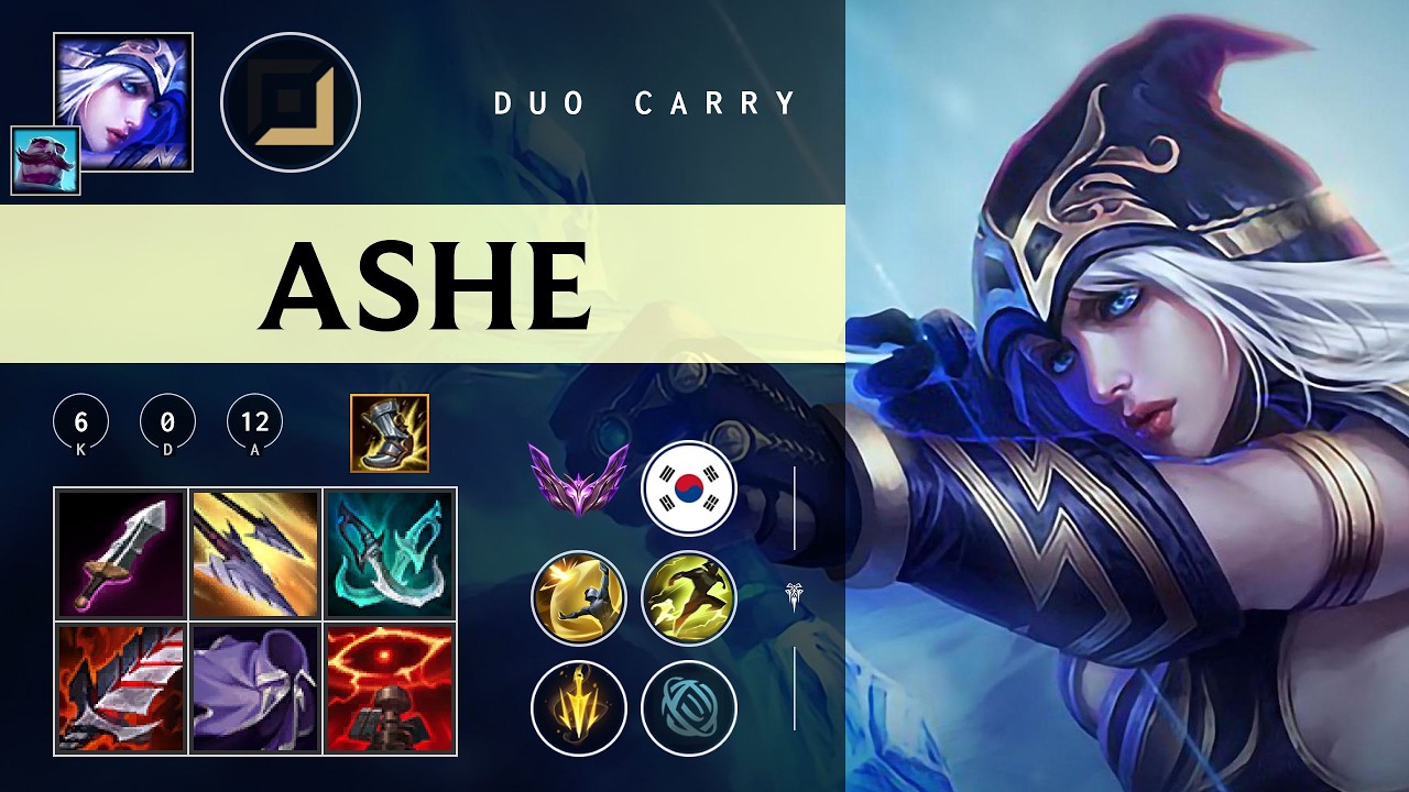 Ashe ADC vs Tristana - KR Master Patch 26.05
