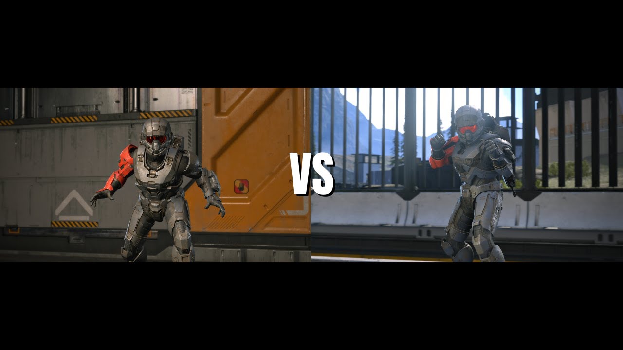 HALO INFINITE GAMEPLAY COMPARISON ON XBOX ONE X - QUALITY MODE VS PERFORMANCE MODE