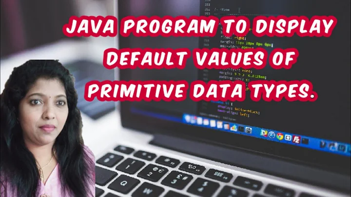 # 53 - Java program to display default values of Primitive data types || Java by sudha