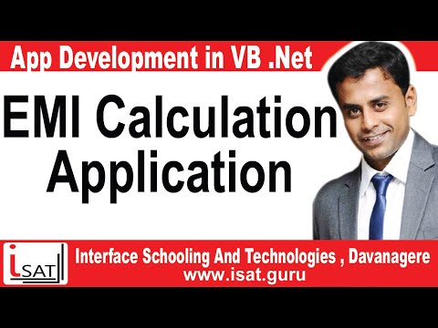 EMI Calculation App in VB  Net