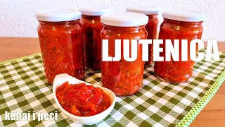 LJUTENICA - izuzetno ukusna i kvalitetna zimnica