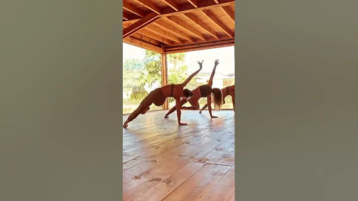 Fun Yoga Session With Friends #shorts