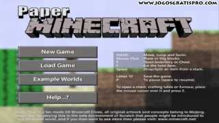 Paper Minecraft em Jogos na Internet