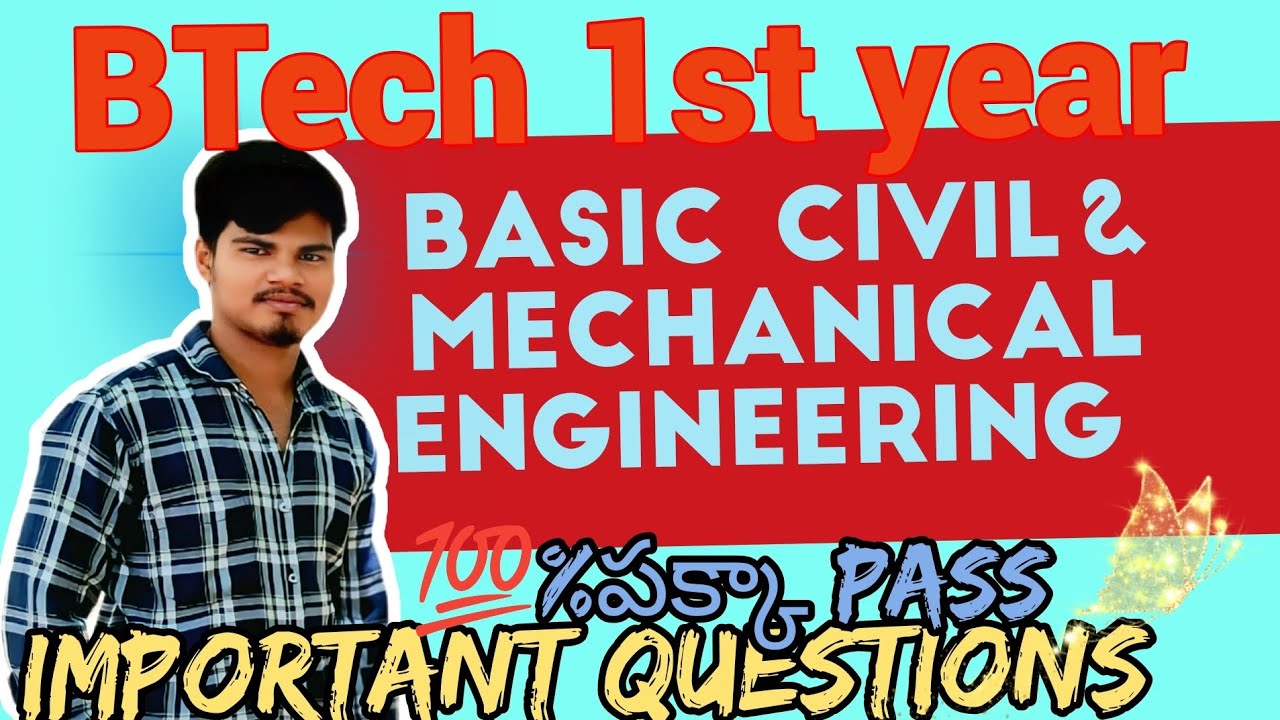 ||R23 Basic civil & Mechanical engineering important questions 💯pass||# ...