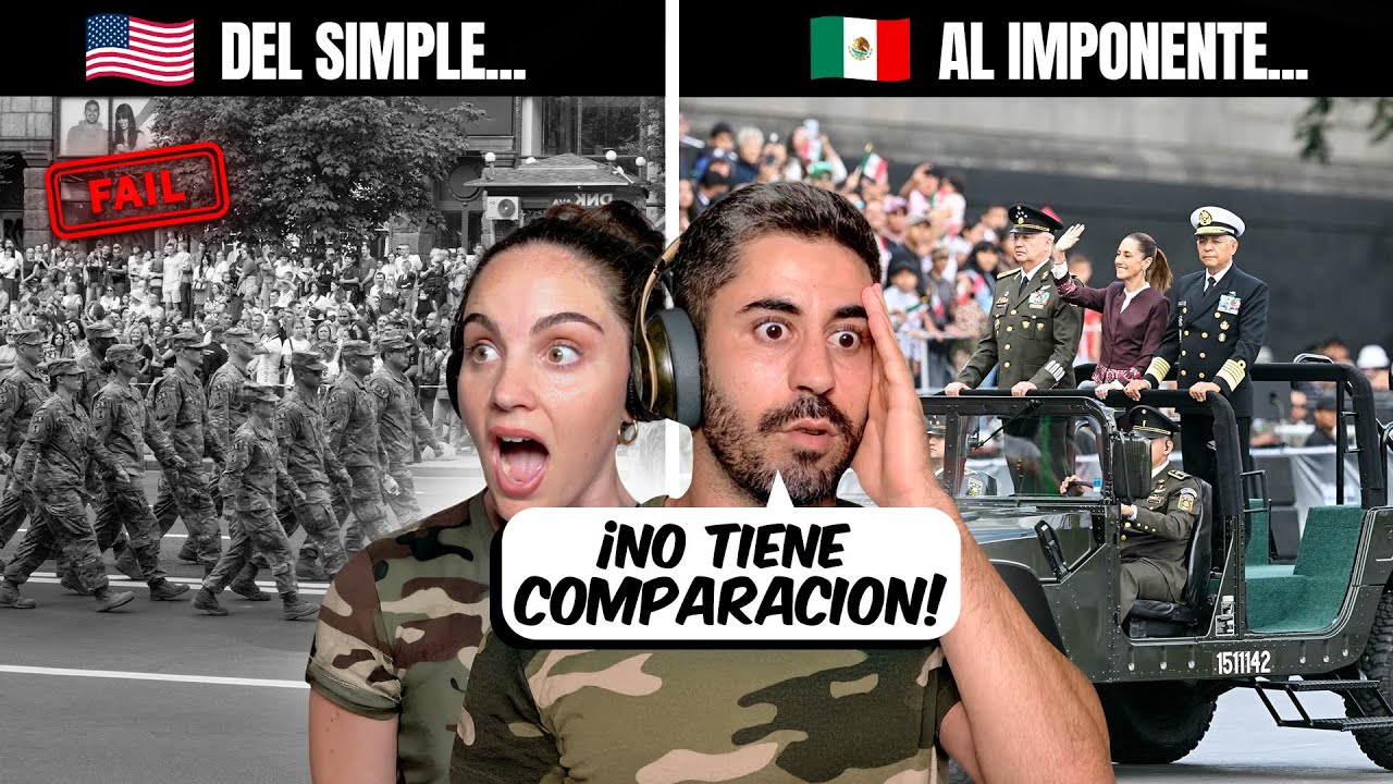 🇲🇽 La ENORME DIFERENCIA entre el DESFILE de MÉXICO y el de USA 🇺🇸🔥