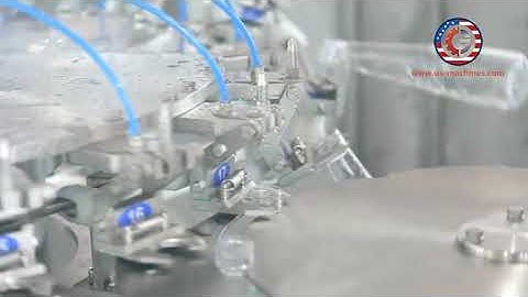 Automatic 3 in 1 rotary water bottle rising washing filling capping machine water packing line