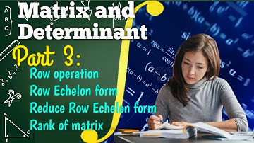 Matrix and determinant part 3 | Applied mathematics 1| for grade 11 and  freshman | in Amharic