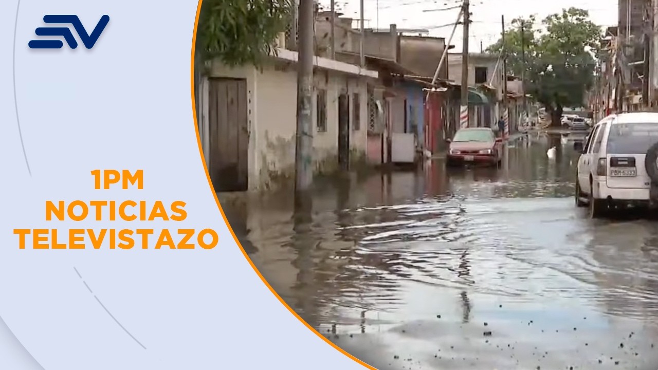 Las últimas lluvias han provocado la crecida de ríos en Santa Elena | Televistazo | Ecuavisa