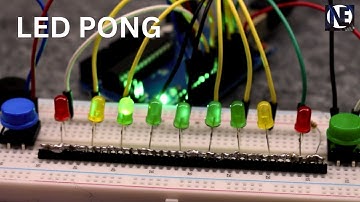 Arduino LED Pong Game: A Fun Electronics Project (Part 1- Breadboarding)