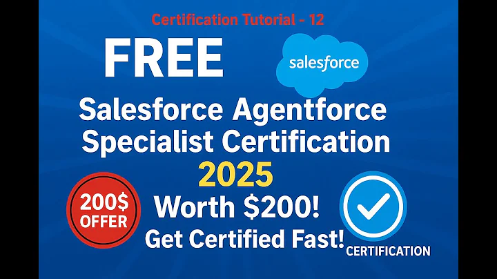 $200 FREE Salesforce Agentforce Specialist Certification 2025 💰 Worth $200! Get Certified Fast!