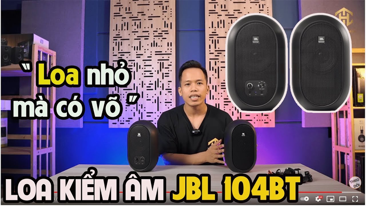 Loa Kiểm Âm Mỹ JBL 104BT Kiêm Loa Nghe Nhạc Bluetooth NHỎ MÀ CÓ VÕ giá 5,4 triệu Truyền Hữu Music