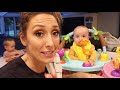 DITL of 6 month twins PART 2 - dinner & bedtime routine with 8 kids! Jordan Page Family