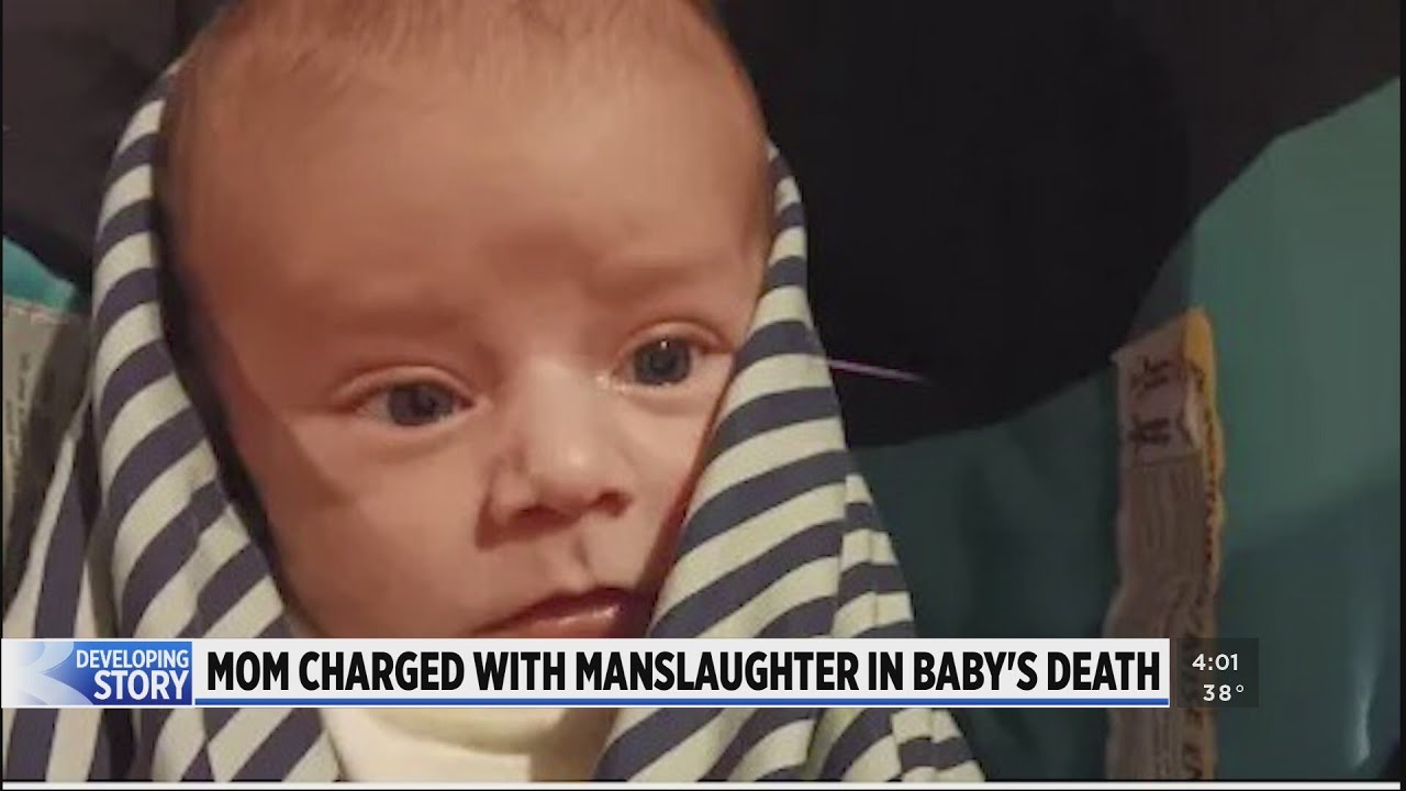 Mom charged with manslaughter in baby’s death near Cedar Springs - YouTube