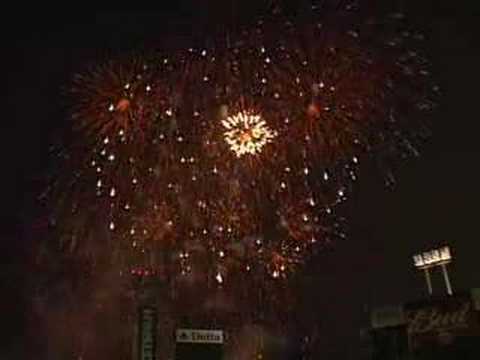 NY Mets fireworks at Shea Stadium 2004