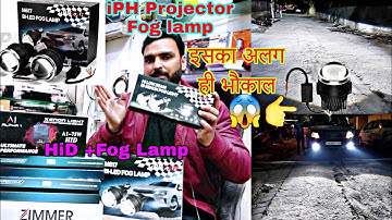 Best foglamp for all cars!iph projector fog lamp with hid!iph led fog lamp M617🔥