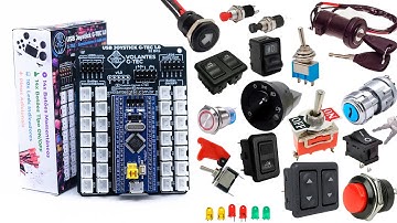 A placa perfeita para fazer Button Box DIY | Como utilizar a USB Joystick G-TEC 1.0