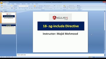 AngularJS Tutorials in Urdu Hindi 18 of 34 ng include