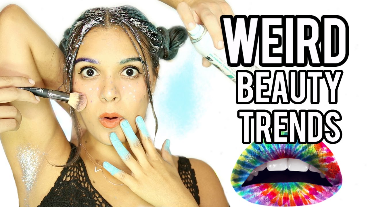 10 WEIRD Beauty Trends Tested! NataliesOutlet YouTube