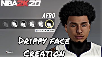 *NEW*BEST DRIPPY FACE CREATION NBA2K20 LOOK LIKE A SNAGGER