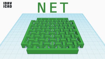 [1DAY_1CAD] NET (Tinkercad : know-how / style / education) [STL data download]
