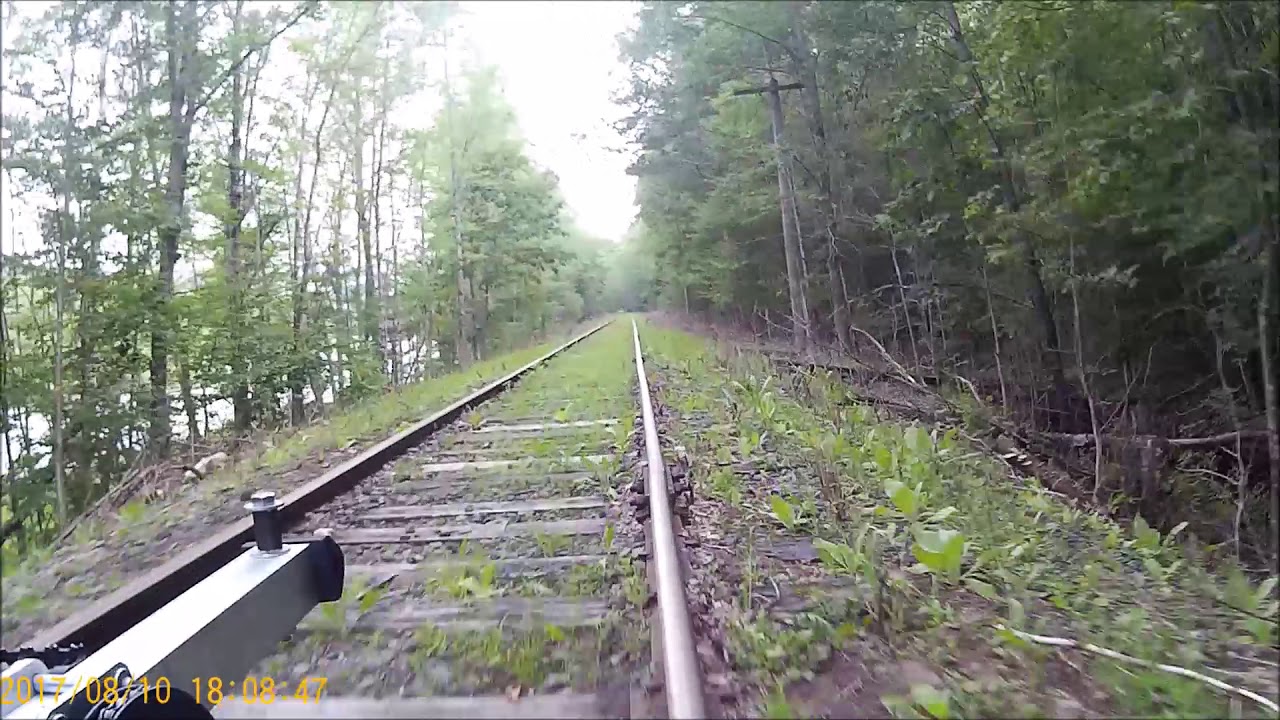 North creek railroad biking YouTube