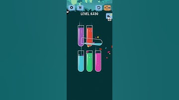 Water Color Sort Level 5230 Gameplay Solution WalkThrough