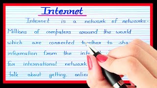 What is internet | Definition of internet in english