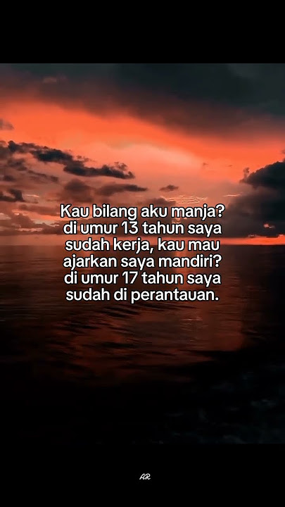 aku bukan anak manja #shortvideo #beranda #katakatabagus #soundviral #fypyoutube #masukberanda #kata