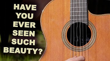 Beautiful Guitar Vibrating Strings - 4k  Rolling Shutter Effect