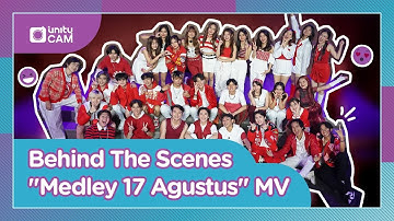 Behind the scenes of shooting "Medley 17 Agustus Untuk Indonesia Maju Dari 33 Pemuda Pemudi I-Pop"