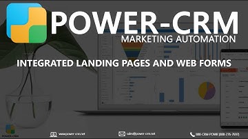 Power CRM Marketing Automation   Landing Pages and Forms