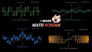 I Turned 25 Math Equations Into Scream Sound ( it's Funny..)