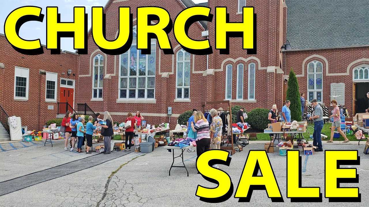 TWO CHURCH YARD SALES LET S GO YouTube