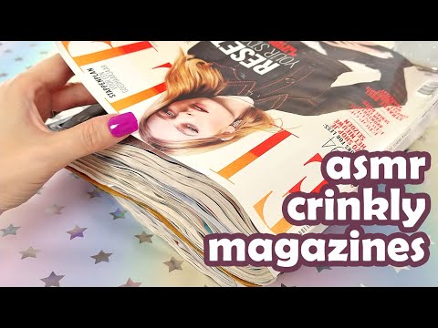 ASMR Water-Damaged Magazines Browse-Through • No Talking