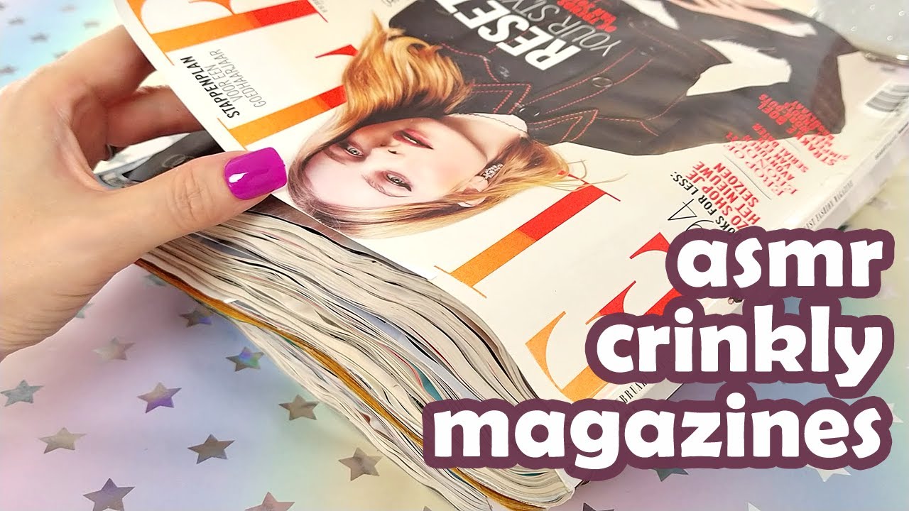 ASMR Water-Damaged Magazines Browse-Through • No Talking