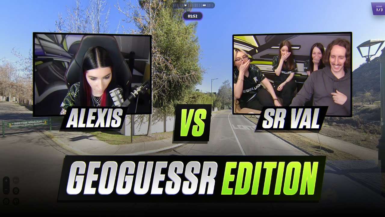 SR VALORANT plays GEOGUESSR! - Alexis vs meL, Noia, effys, Sarah
