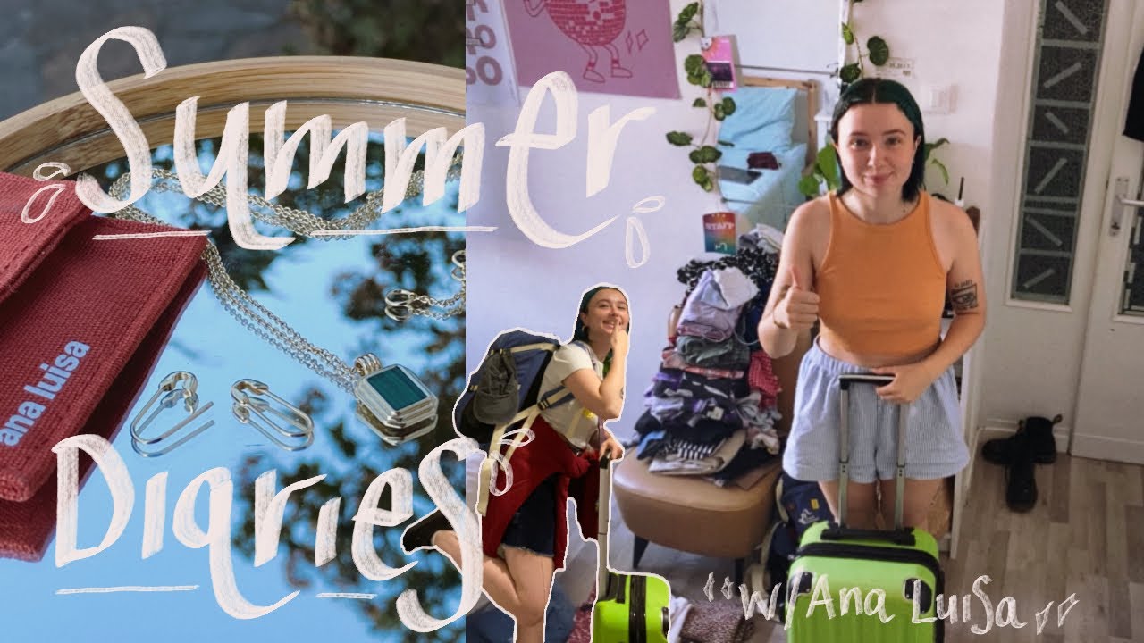 SUMMER DIARIES: giornate prima della partenza e prepariamo insieme la valigia w/ Ana Luisa