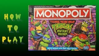 How To Play Monopoly: TMNT Teenage Mutant Ninja Turtles Mutant Mayhem Board Game screenshot 4